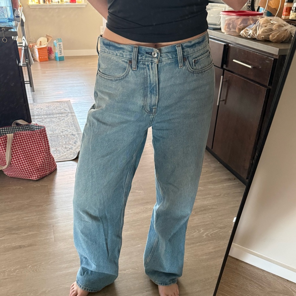 Abercrombie & Fitch Mid Rise Slouchy Jeans